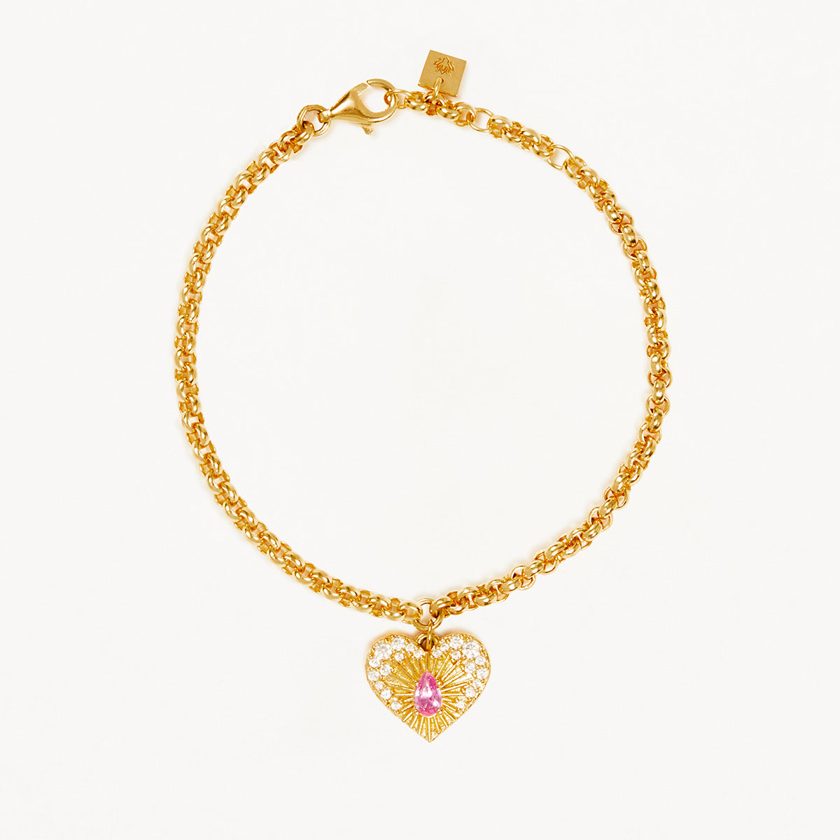 Connect With Your Heart Bracelet - 18k Gold Vermail